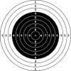 M Air Rifle Target Clip Art