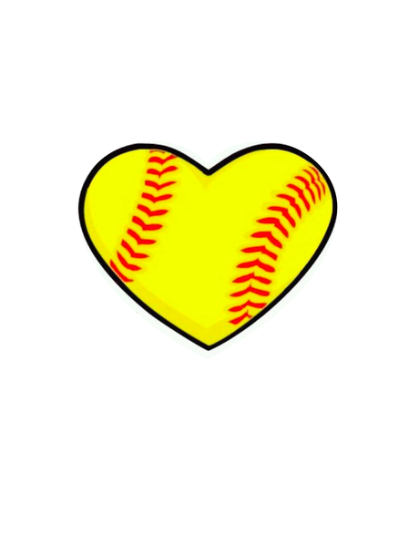 free baseball heart clipart - photo #35