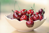 Bowl Cherries Clipart Image