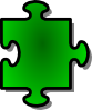 Jigsaw Green Puzzle Piece Clip Art