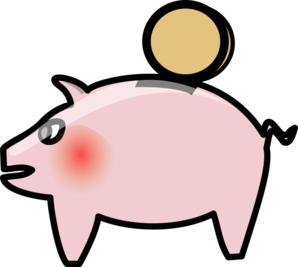 Piggy Bank Derivative 2 Clip Art