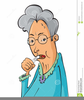 Coughing Person Clipart Image