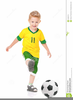 Boy Soccer Player Clipart Image