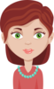 Female Cartoon Avatar Clip Art