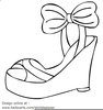 Clipart Outline Of A Shoe Image