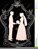 Clipart Bride And Groom Silhouette Image