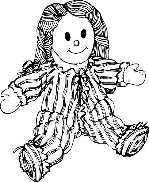 clipart picture of a doll - photo #33