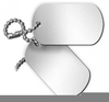 Military Dog Tag Clipart Image