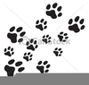 Free Clipart Paw Prints Image