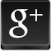 Free Black Button Google Plus Image