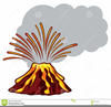Erupting Volcano Clipart Image