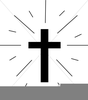 Cross Shadow Clipart Image