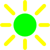 Brightness Control Icon Clip Art