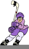 Clipart Hocky Player Image