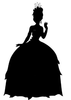 Disney Tiana Silhouette Image