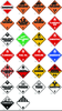 Hazmat Placard Clipart Image