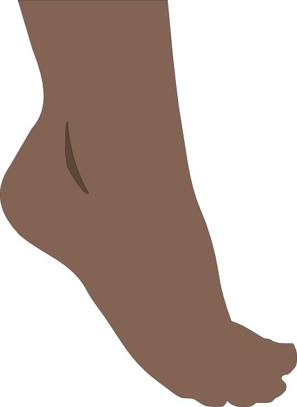 clipart human foot - photo #45