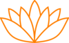 Orange Lotus Flower Picture Iii Clip Art