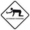 Estonian Crossing Clip Art