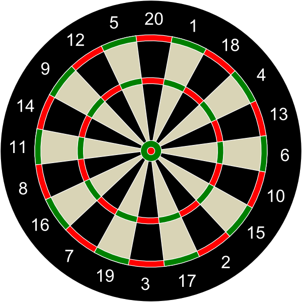 clipart darts dartboard - photo #4