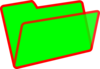 Green Folder Clip Art