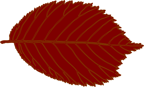 Red Leaf Clip Art at Clker.com - vector clip art online ...