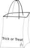 Trick Or Treat Bag Blank Clip Art