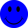Image result for bLUE smiling face clip art image