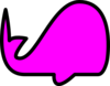 Pink Whale Clip Art