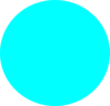 Blue Circle Light Clip Art