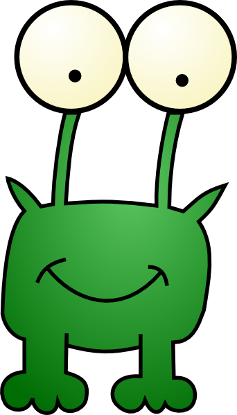 clipart green monster - photo #10