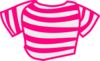 Pink Striped Shirt Clip Art