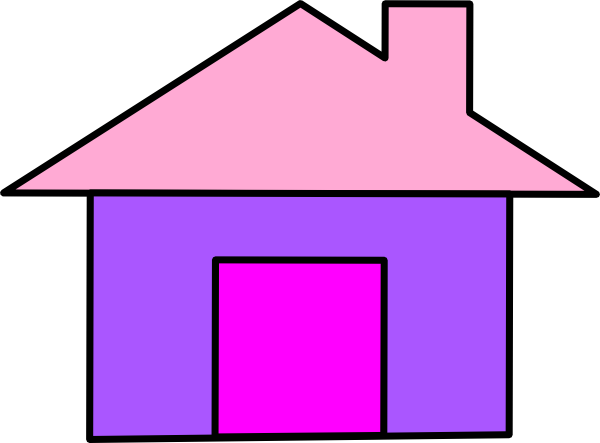 pink house clipart - photo #18