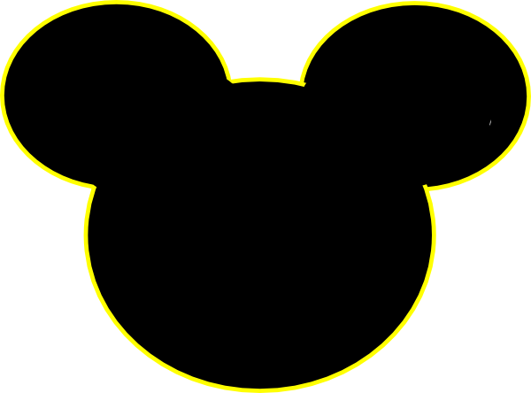 Mickey Mouse Outline Clip Art At Vector Clip Art Online