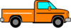 Orange Truck Clip Art