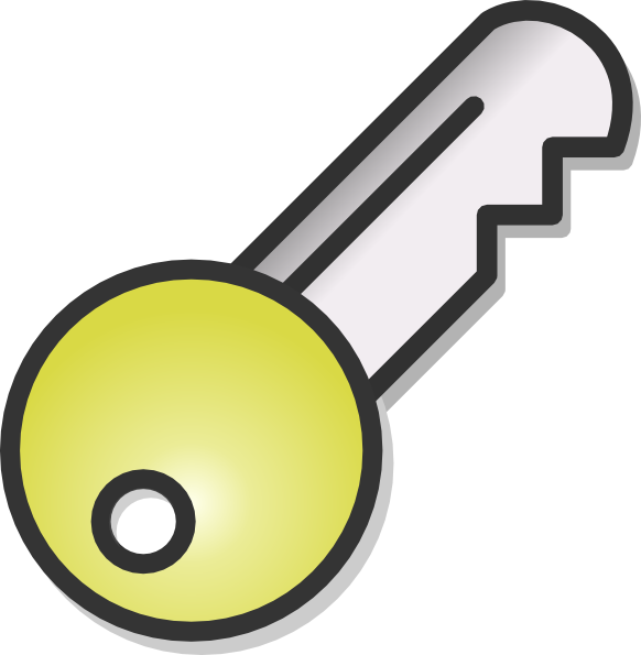 clipart large key - photo #44