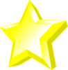 3d Star Clip Art