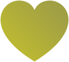 Gold Heart Clip Art