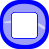 Stop Blue Button Clip Art