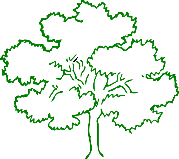 clipart tree outline - photo #8