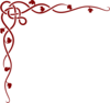 Celtic Vine-red Clip Art