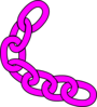 Dark Violet Chain Clip Art