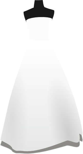 Bridal Dress clip art