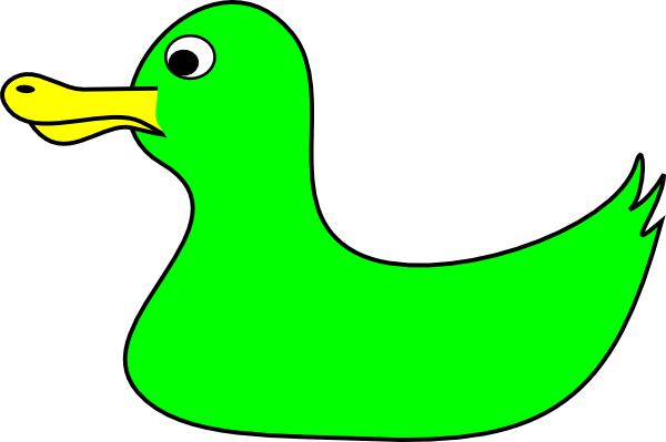 green duck clipart - photo #12
