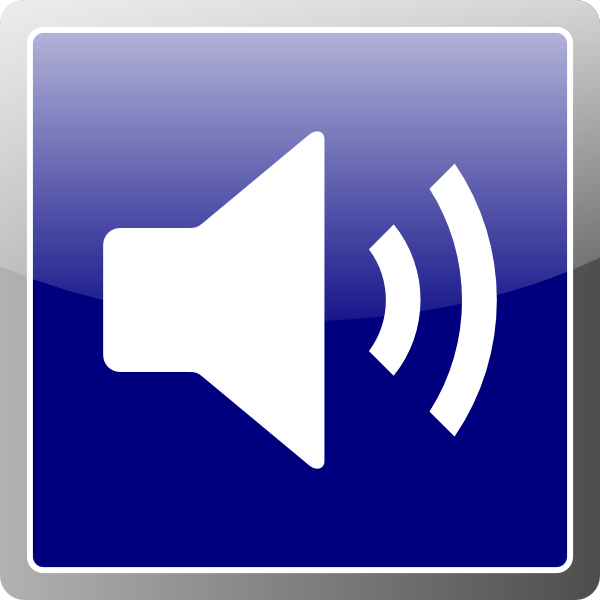 clipart speaker icon - photo #14