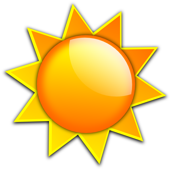 clipart pictures of the sun - photo #12