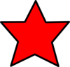Star Hover Rossa 1 Clip Art