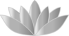 Silver Lotus Blossom Clip Art