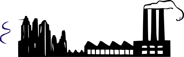 Factory-black Clip Art at Clker.com - vector clip art online, royalty