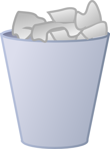 free clipart images trash can - photo #4